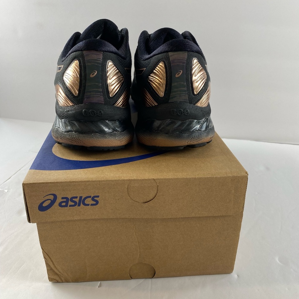 Asics Gel Nimbus 23 Platinum Black/Rose gold  8.5 with box - Picture 4 of 11